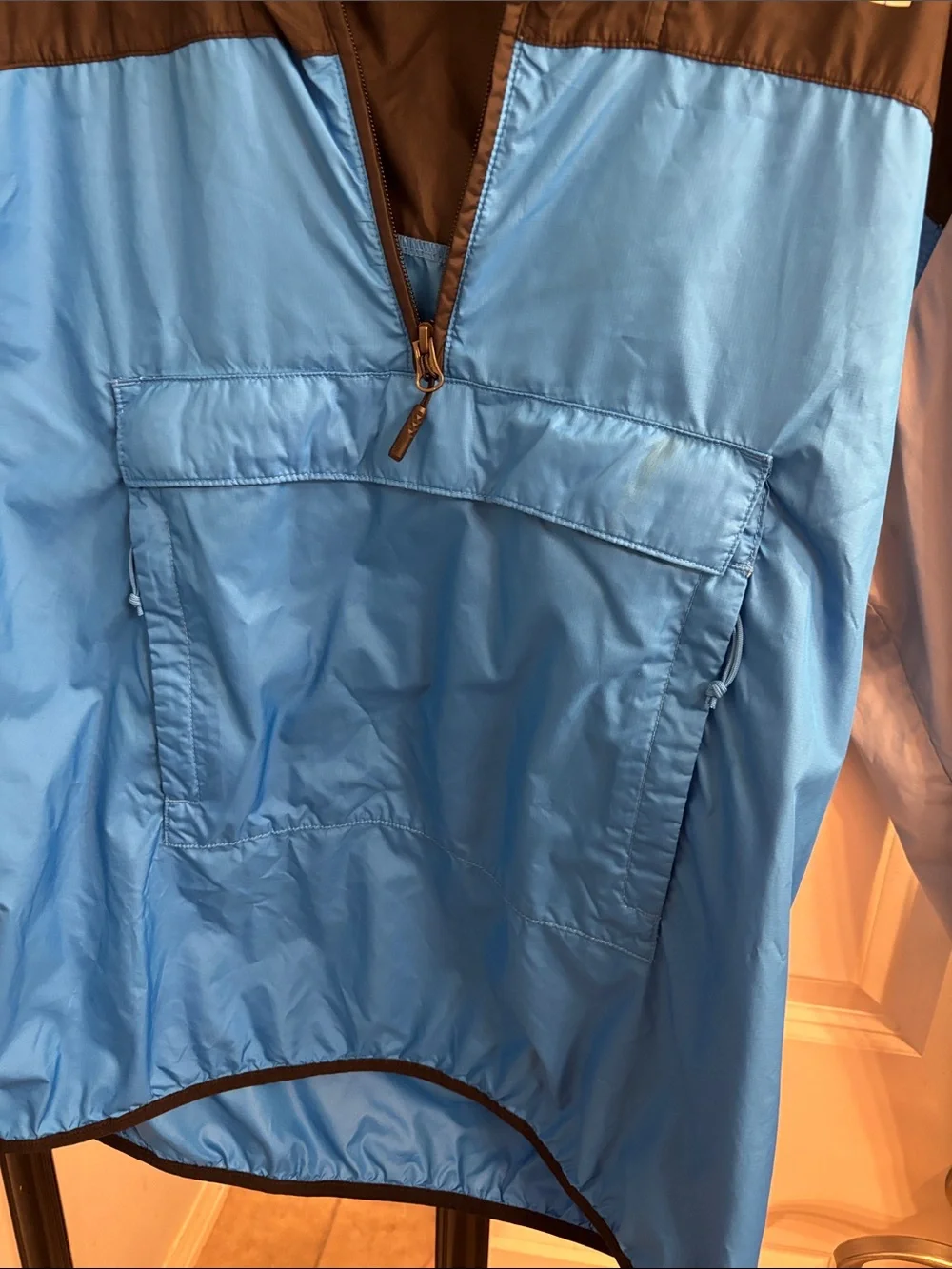 The North Face Black, Royal Blue & Light Blue Hooded Pullover Anorak